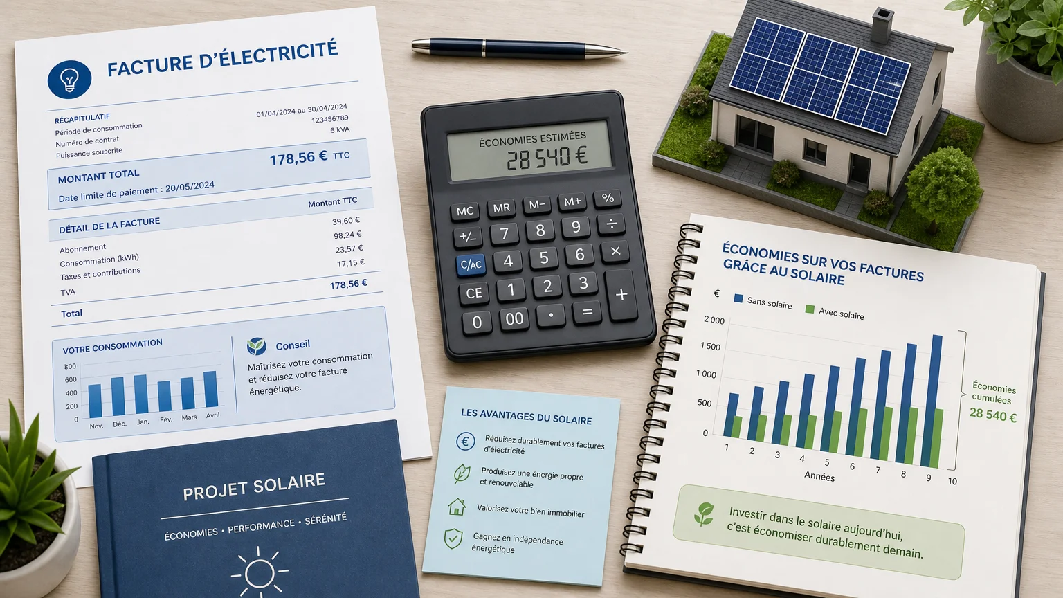 Calcul de la rentabilité d'une installation solaire à Lyon