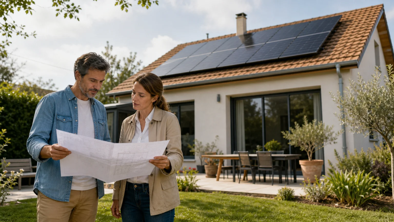 Étude technique d’une toiture solaire à Caluire-et-Cuire