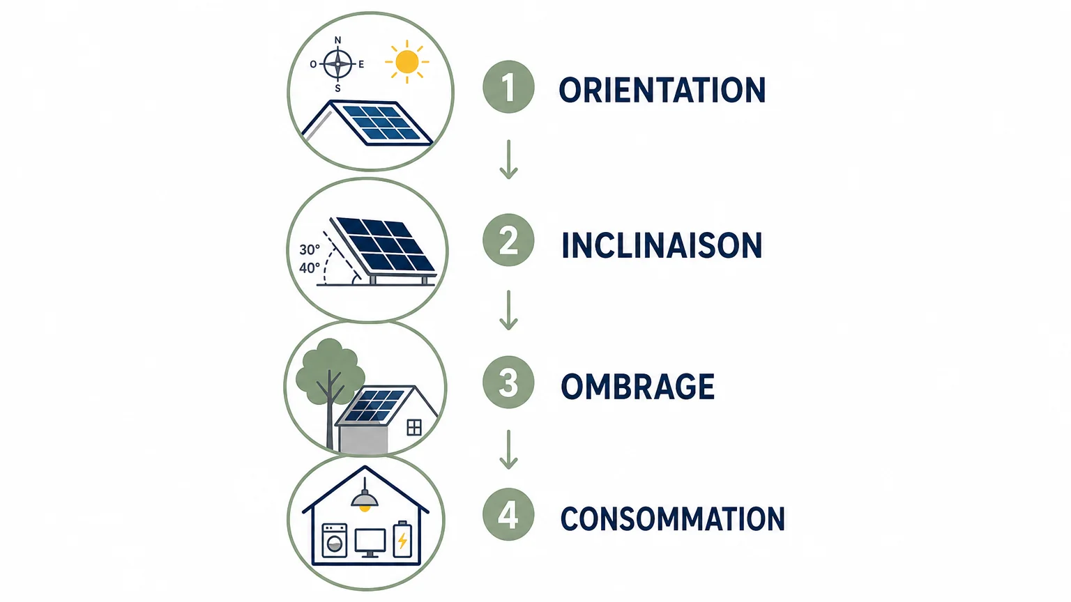 Checklist des critères d’optimisation d’une installation solaire