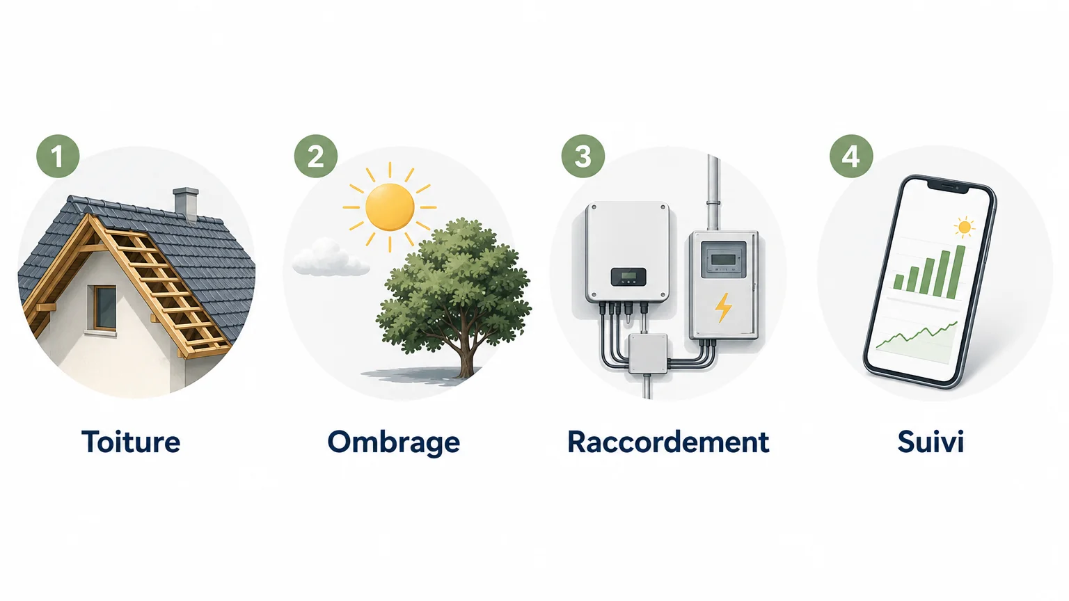 Checklist des vérifications avant une installation solaire multi-orientation